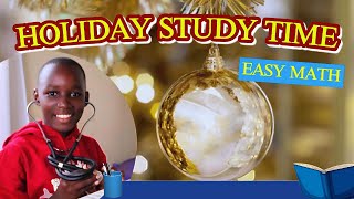 Holiday Study Time ✏️ Simple Math Practice for Kids #KidsLearning #EasyMathForKids