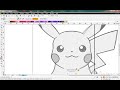 Vector Pikachu 7 #CorelDRAW