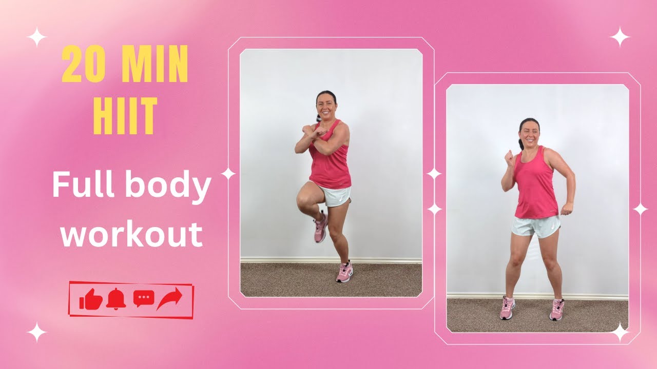 20-Min HIIT Cardio Workout for Weight Loss & Fat Burn - Fitness | No ...