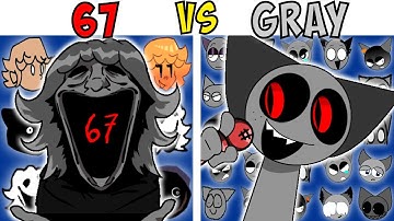ALL 67 VS GRAY TEST | FNF Character Test | Gameplay VS Playground