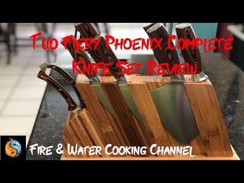 Tuo Cutlery Fiery Phoenix German Steel Complete Knife Set Review!