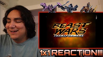 TRANSFORMERS: BEAST WARS 1x1 REACTION!!! EPISODE 1 "Beast Wars (Pt.1)"  MAXIMIZE!!! TERRORIZE!!!