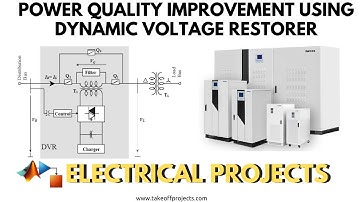 Power Quality Improvement Using Dynamic Voltage Restorer | power system projects | power quality