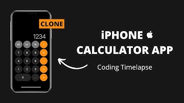 iPhone Calculator App Clone Using HTML, CSS and JS | *** TIMELAPSE ***
