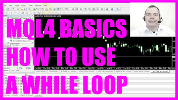 MQL4 TUTORIAL BASICS - 8 HOW TO USE A WHILE LOOP