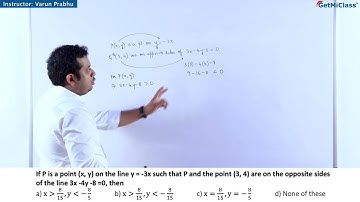 Point P Line Intersection Formula KCET 11th Mathematics 2D Geometry Straight Lines