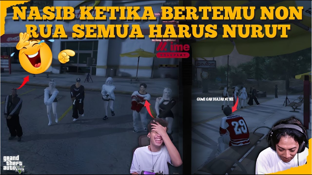 MOMEN KETIKA BERTEMU NON RUA SEMUA HARUS PATUH 🫡 TEPE DAN ANANG WAW IKUT MENJADI KORBAN NON RUA 😂🤣