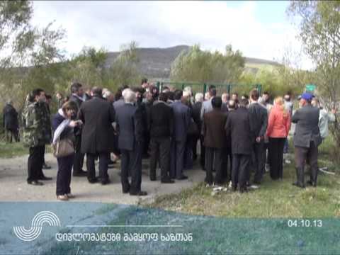 ქეთევან ციხელაშვილი დიპლომატებთან ერთად გამყოფ ხაზთან იმყოფებოდა