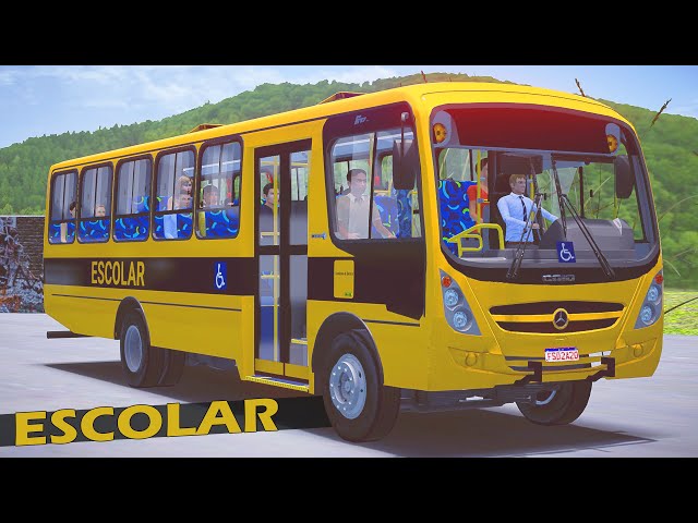 Mod do Caio Foz Super MB OF-1418R Escolar (fase2) – Proton Bus