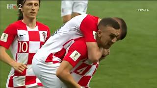 Goal Ivan Perišić - FIFA World Cup Final 2018 Hrvatska - Francuska (Croatia - France)