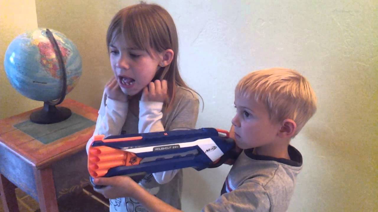 Nerf gun tooth pull! YouTube