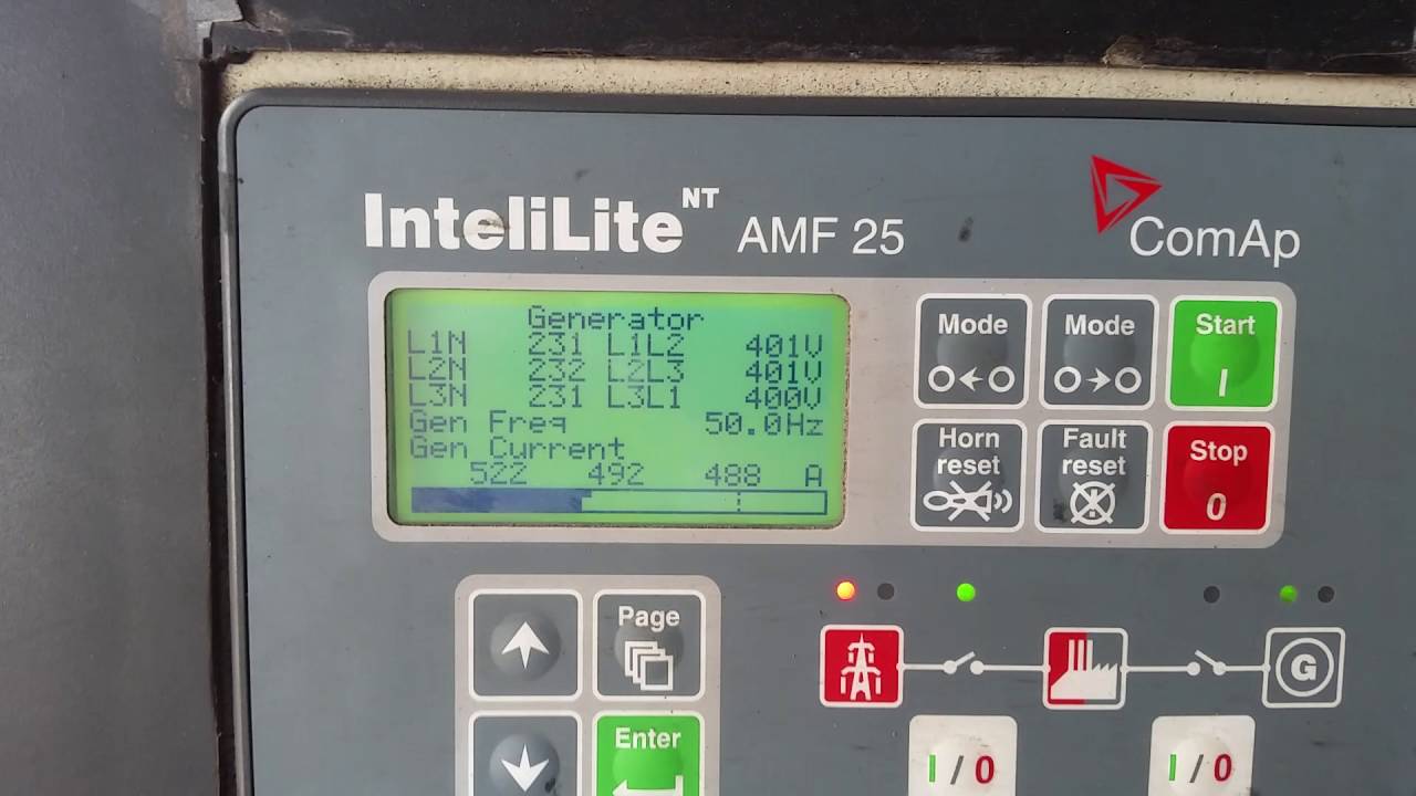 Sdmo xs 650kva essai sur banc de charge