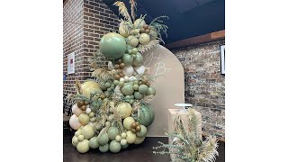 PartyWoo Green Balloons 50 pcs 12 inch Sage Green Balloons, Olive Green Party Balloons screenshot 5