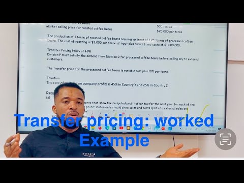 Transfer Pricing_ ACCA F5 past question ( Part 1) - YouTube