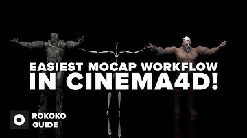 Rokoko / Cinema4D: Easy retargeting with the character definition tag (r23 and newer)