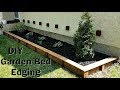 DIY Garden Bed Edging anybody can do