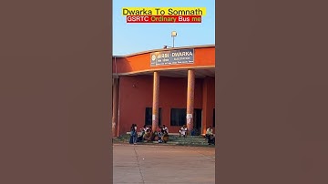 Dwarka to Somnath in GSRTC ordinary bus 🚌#shorts #gsrtc #ytshorts #dwarka #somnath