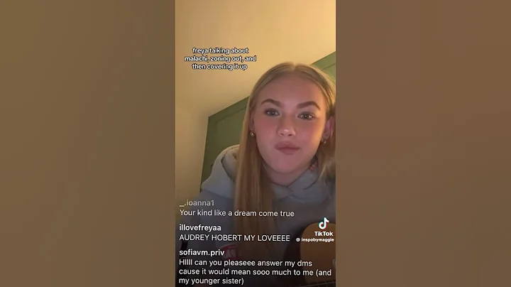 Oh she definitely misses him. #foryou #freyaskye #malachibarton #viral