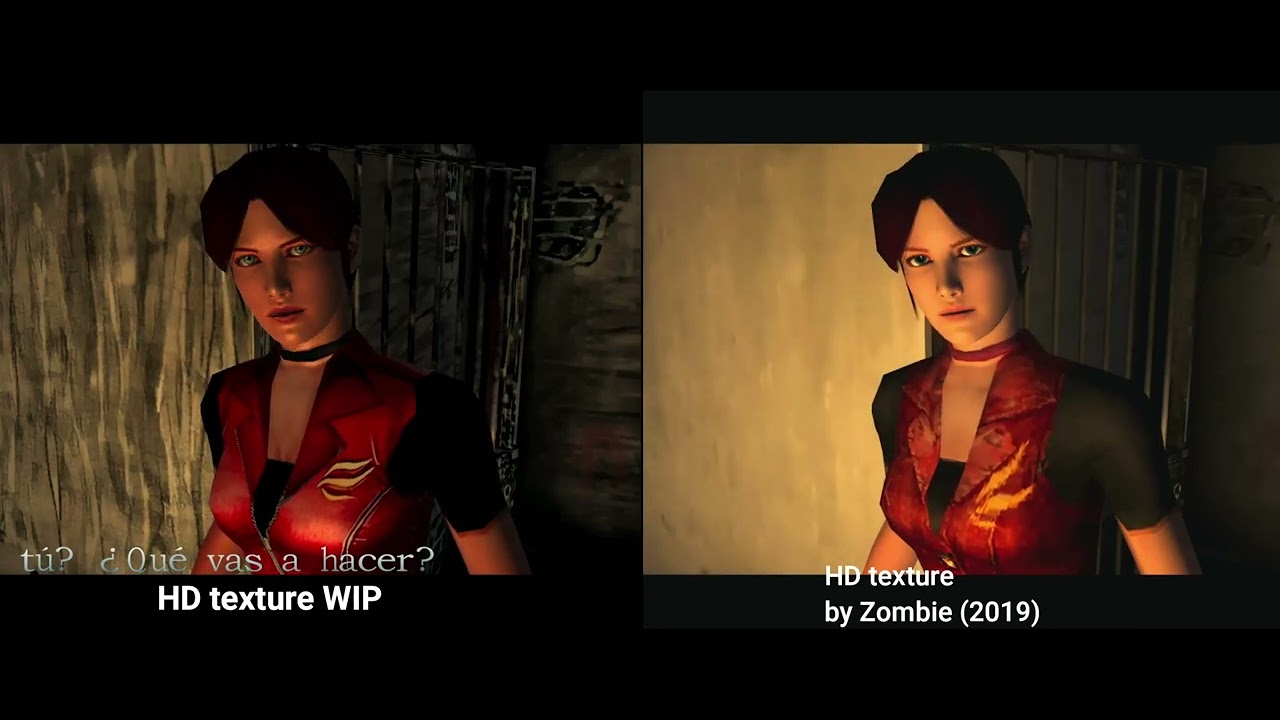 Resident Evil Code Veronica X Topaz Gigapixel AI-enhanced HD Texture Pack  Released