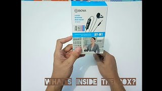 Whats Inside The Boya By-M1 Box?