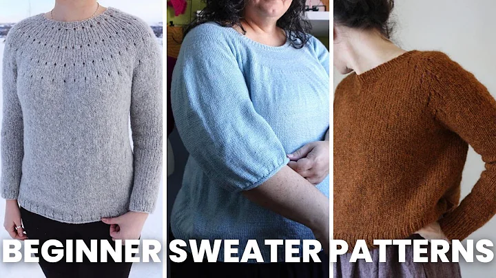 12 Simple Top Down Sweater Patterns for Beginners