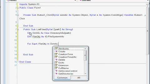 Visual Basic .Net Recursive Files Listing