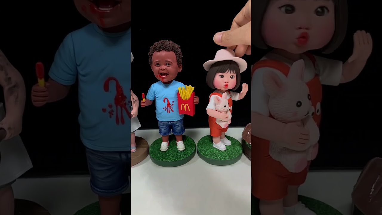 Clay Bobblehead Madness Adorable Handmade Figures Shaking With Joy 