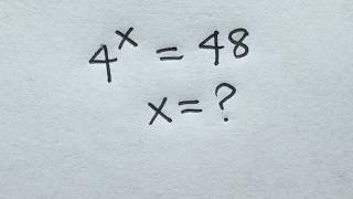 Solve for x in this nice exponential equation | Math Olympiad Mathematics