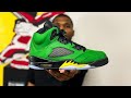 jordan 5 apple green on feet
