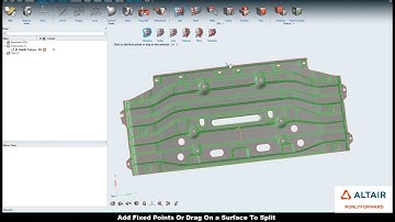 HyperWorks 2021: Geometry Editing, Split Interactive