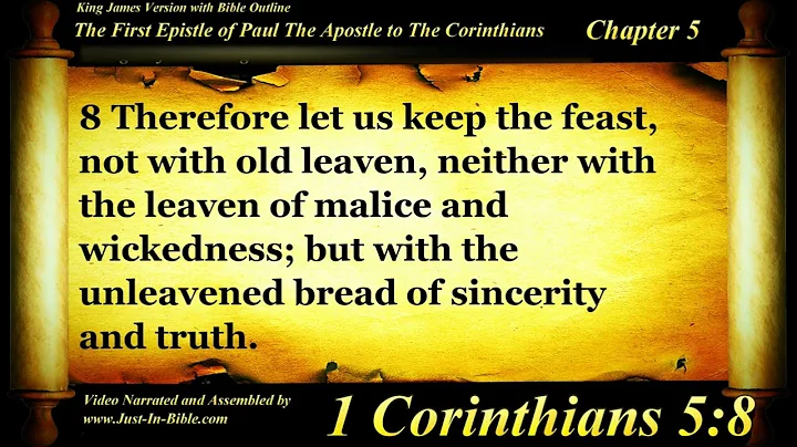 1 Corinthians Chapter 5 - Bible Book 46 - The Holy Bible KJV Read Along Audio/Video/Text