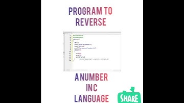 C program to Reverse the numbers |#shorts #coding