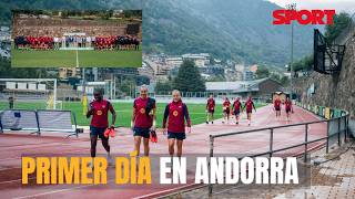 Primer dia del BARCA Femenino en ANDORRA con Kerolin y visita institucional de Xavi Puig