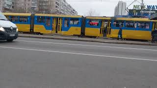 Few trams in Kyiv, 14 March, 2024