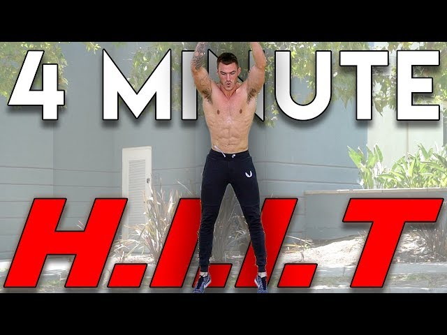 4 Minute Hiit Workout To Lose Weight | V Shred - Youtube