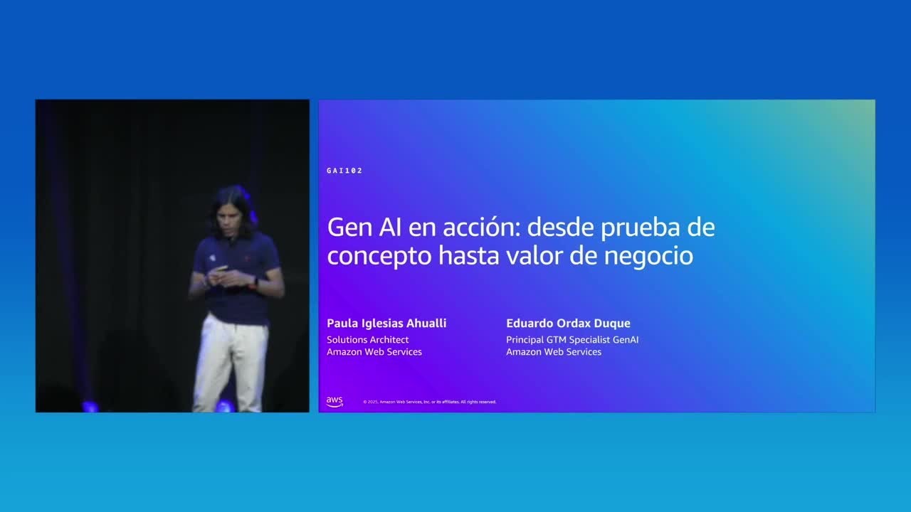 AWS Summit Madrid 2025 - GenAI en acción: desde prueba de concepto hasta valor de negocio