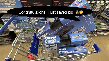 $180 for 1/2", 3/8", and 1/4" Quinn Master Socket Sets at Harbor Freight!