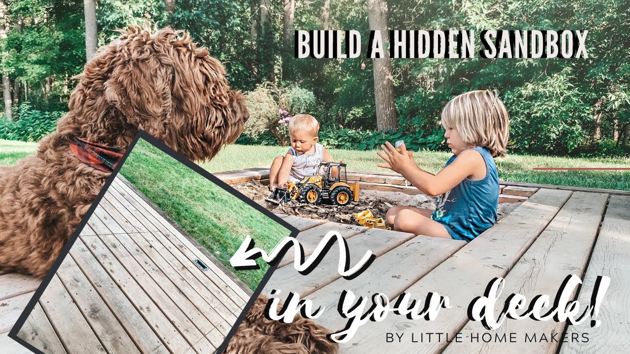 DIY Build A Hidden Sandbox In Your Deck HOW WE MADE IT! YouTube