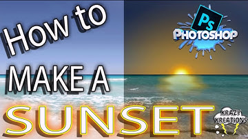 Photoshop How to make a Sunset