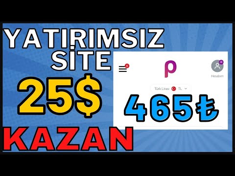 Yeni Yatırımsız Site 25$ Kazan- (KANITLI VİDEO ) İnternetten Para Kazanma Yolları 2023