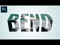 Bending 3D Text Effect - Photoshop Tutorial Typography