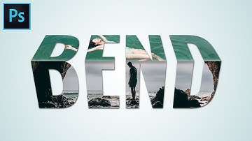 Bending 3D Text Effect - Photoshop Tutorial Typography