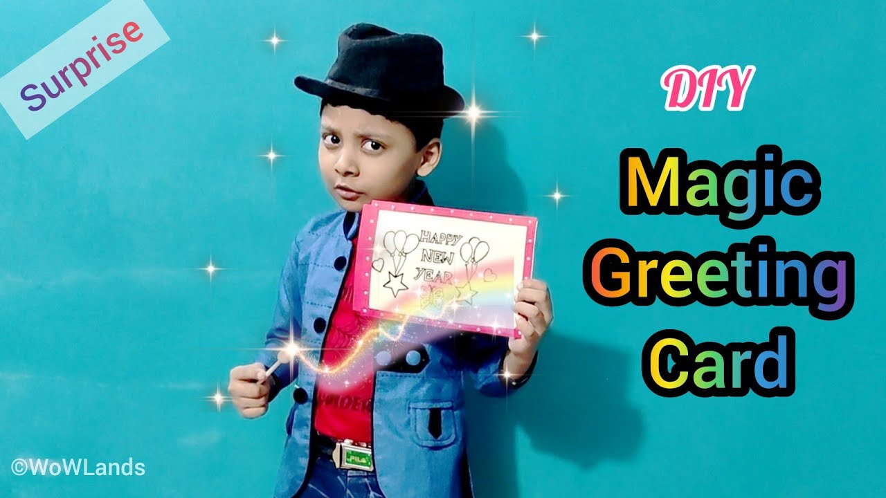 DIY Magic Greeting Card | How to Make Magic Card - YouTube