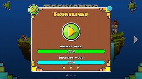 Geometry Dash World [Dashlands] "Frontlines" 100% Complete | AgustínDash