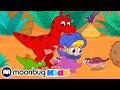 Baby Dinosaurs @Morphle | Moonbug Kids - Explore With Me! | Dinosaur Videos for Kids