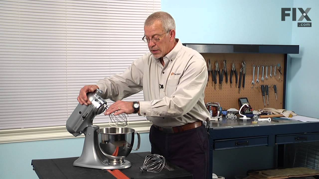 KitchenAid Standmixer Repair How to replace the Wire Whip YouTube