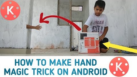HOW TO MAKE HAND MAGIC TRICK ON ANDROID LIKE ZACH KING | KINEMASTER EDITING