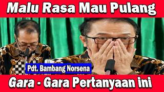 PASTOR BAMBANG SURRENDERS TO ALL THESE KILLER QUESTIONS