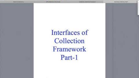 9 Key Interfaces Of Collection Framework