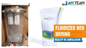 Fluidized bed drying: reality vs simulation (pharmaceutical application)